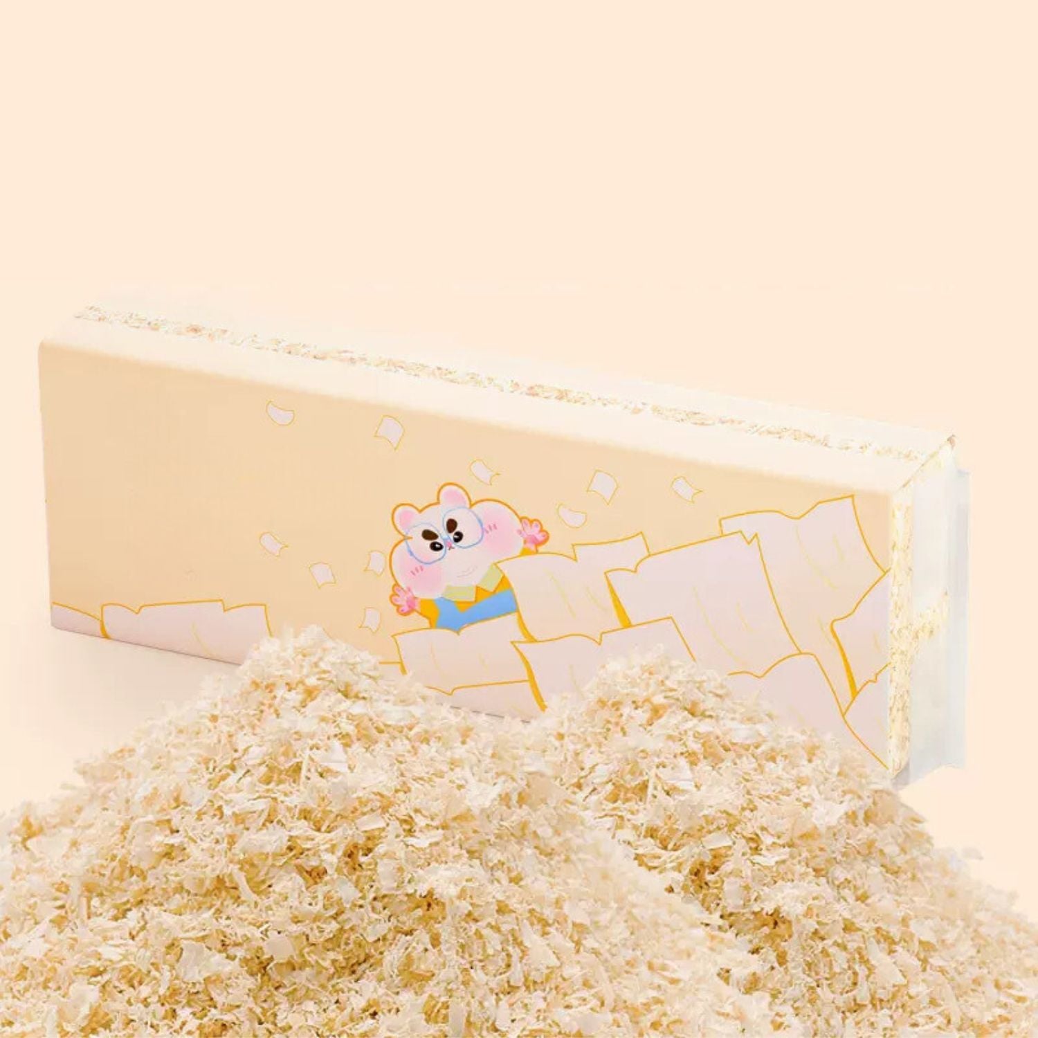 Kleine Dier Houtsnippers Mat Dierenbedekking met leuke ontwerpen